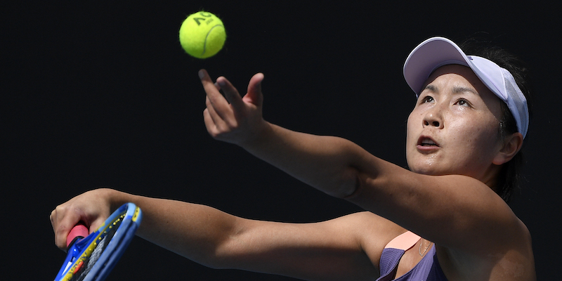 Peng Shuai (AP Photo/Andy Brownbill, File)