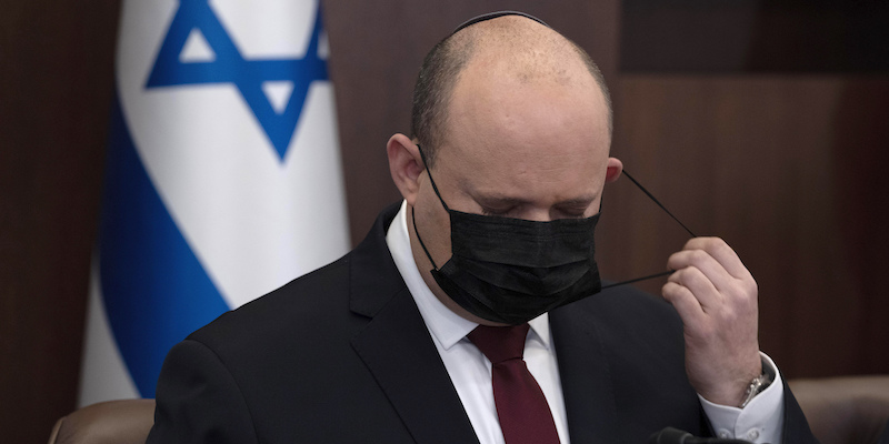 Il primo ministro israeliano Naftali Bennett (AP Photo/Maya Alleruzzo, Pool)