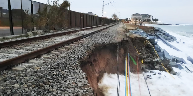 Una linea ferroviaria che rischia di scomparire, in Catalogna