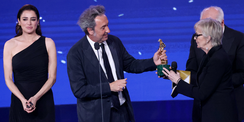 Luisa Ranieri, Paolo Sorrentino, Piera Detassis (Vittorio Zunino Celotto/Getty Images)