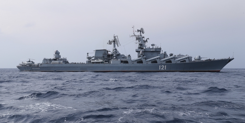 The US has reportedly given Ukraine directions to sink the Russian ship Moskva