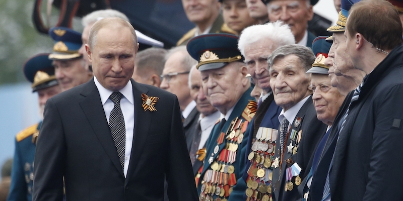 La parata militare del Giorno della vittoria nel 2019 (AP Photo/Alexander Zemlianichenko, File)