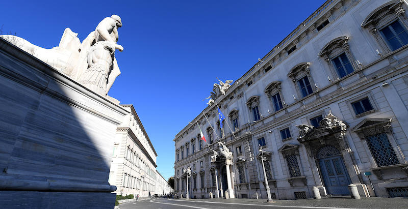 La sede della Corte Costituzionale, a Roma (ANSA/ETTORE FERRARI)