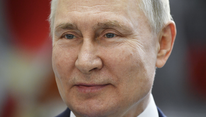 Vladimir Putin ad aprile 2022 (Evgeny Biyatov, Sputnik, Kremlin Pool Photo via AP)