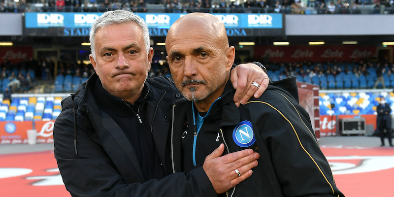 José Mourinho e Luciano Spalletti (Getty Images)
