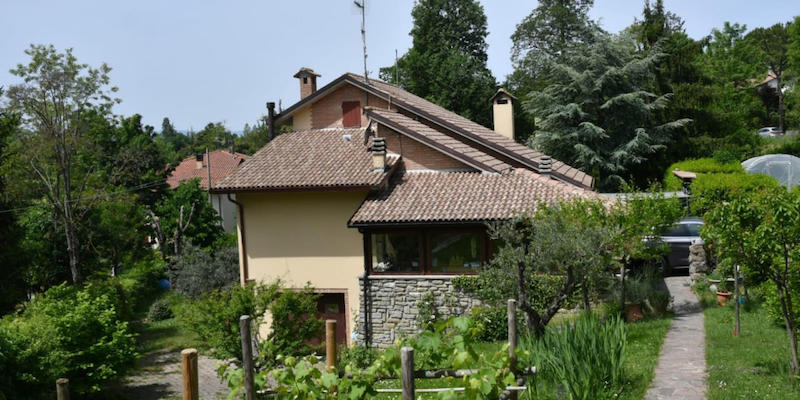 La casa di Paolo Neri e Stefania Platania a Spinello di Santa Sofia (Forlì)
ANSA/ FABIO BLACO