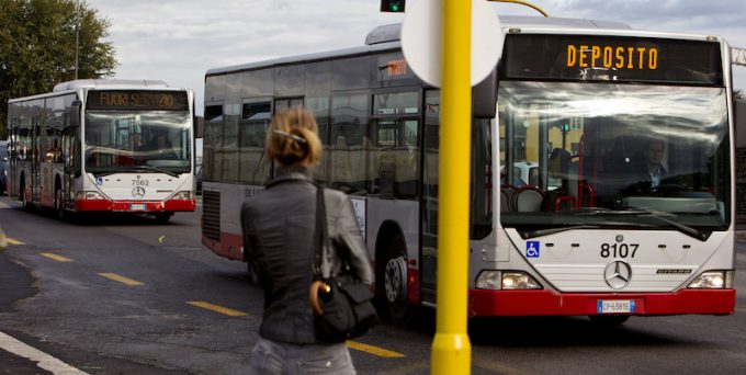A Roma si fermano i bus per una partita che si tiene a Tirana