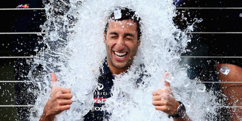 Daniel Ricciardo Ice Bucket Challenge