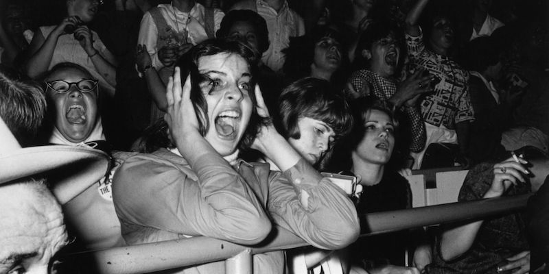 Una fan americana dei Beatles
(Photo by William Lovelace/Getty Images)