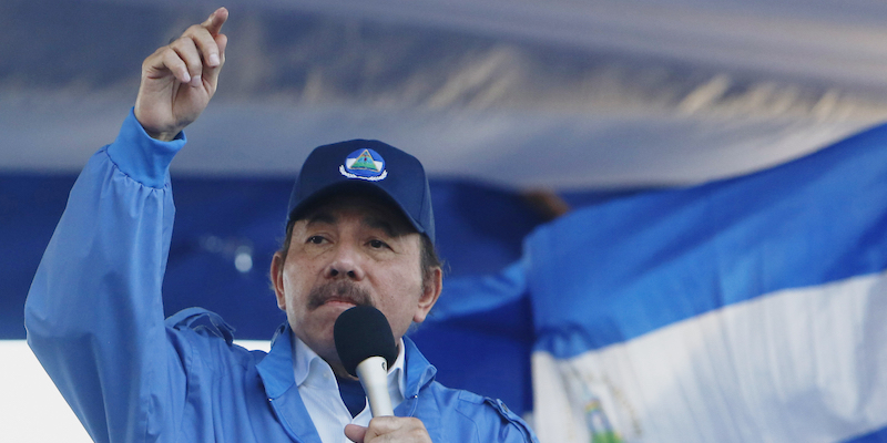 Il presidente del Nicaragua Daniel Ortega (AP Photo/Alfredo Zuniga)