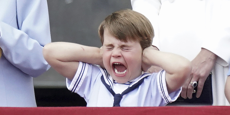 Il principe Louis (4) sul balcone di Buckingham Palace per i festeggiamenti del giubileo di platino della regina Elisabetta II, Londra, 2 giugno
(Aaron Chown/Pool Photo via AP)