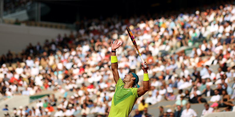 Rafael Nadal nella finale del Roland Garros (Adam Pretty/Getty Images)