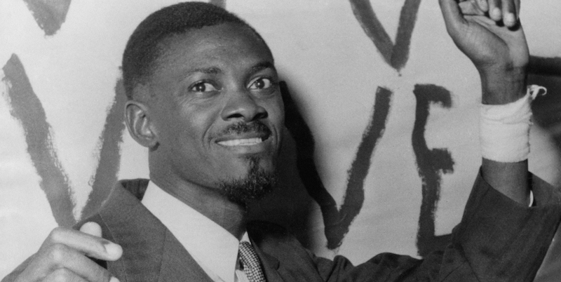 Patrice Lumumba nel 1960 (Keystone/Hulton Archive/Getty Images)