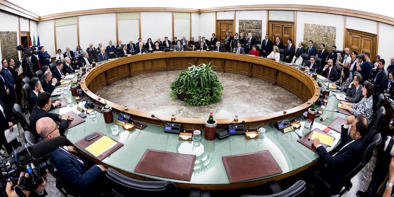  Una riunione plenaria del Consiglio Superiore della Magistratura (ANSA/PAOLO GIANDOTTI UFFICIO STAMPA QUIRINALE)