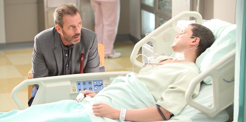 Una scena della serie tv “Dr. House”.