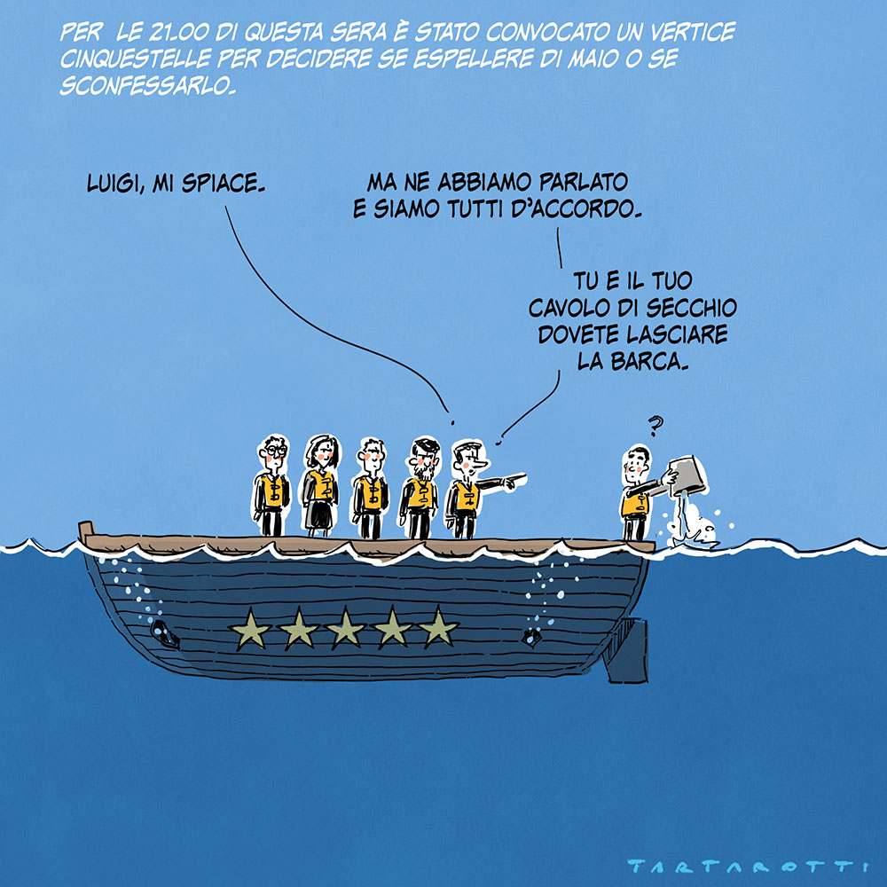 Di Maio e il suo secchio