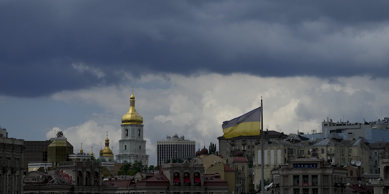 Kiev, 18 giugno 2022 (AP Photo/Natacha Pisarenko)