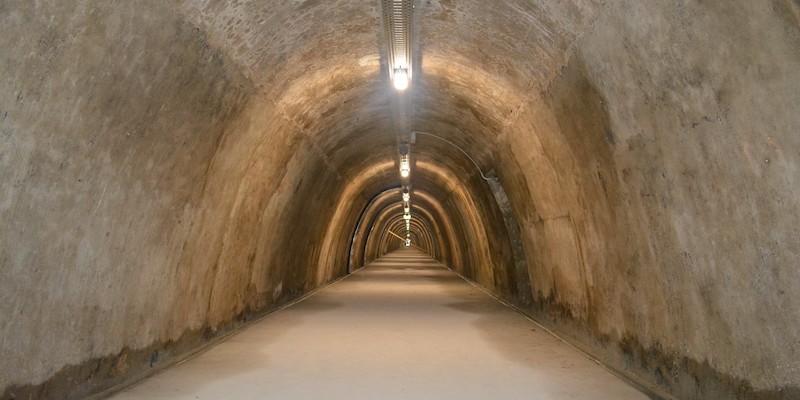 Il tunnel Grič (Wikimedia Commons)