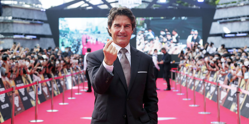 L'attore Tom Cruise (59) alla prima di Top Gun: Maverick a Seul, 19 giugno 
(Han Myung-Gu/Getty Images)