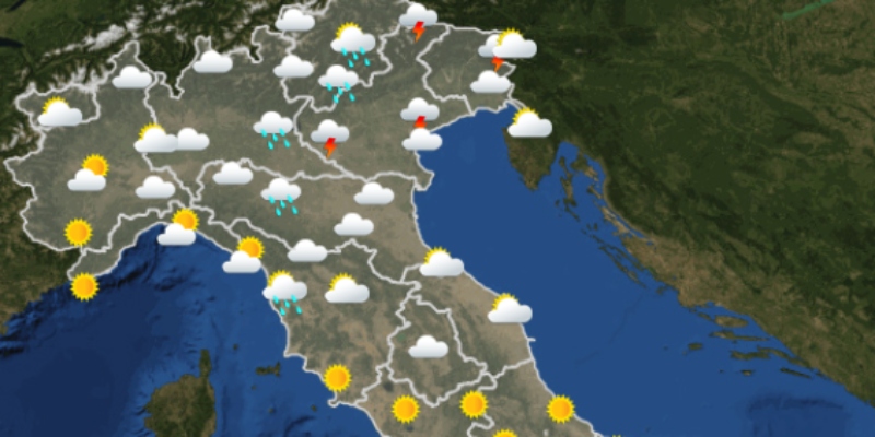Le previsioni meteo per mercoledì 29 giugno