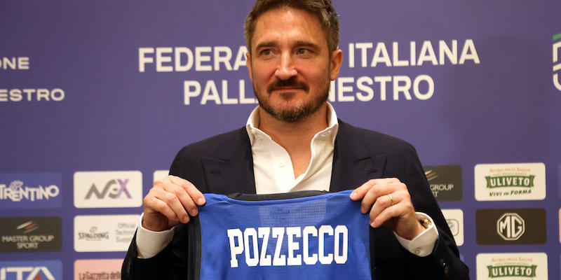 Gianmarco Pozzecco, nuovo allenatore dell'Italia di basket (ANSA/Matteo Bazzi)