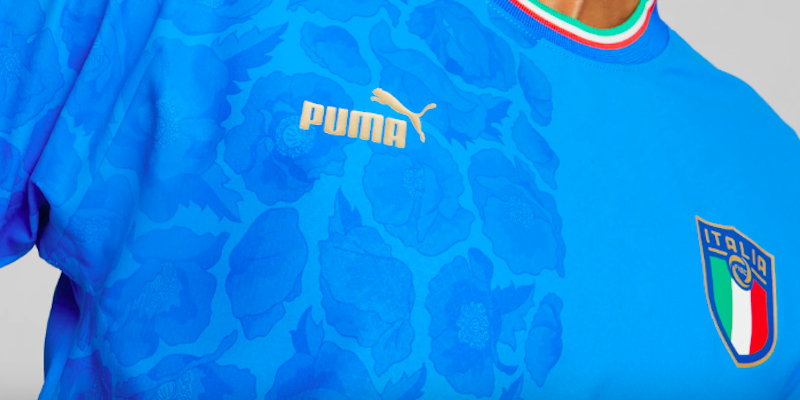 La maglia dell'Italia agli Europei femminili (Puma)