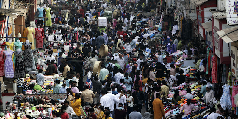 Un mercato a Mumbai, in India (AP Photo/Rajanish Kakade, File)