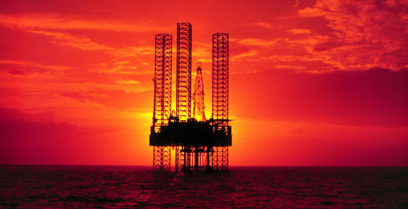 Una piattaforma petrolifera al largo del Golfo del Messico (Getty Images)