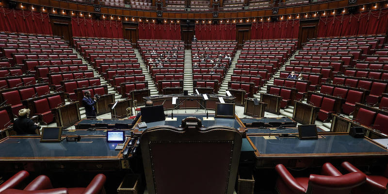 La Camera dei Deputati (ANSA/GIUSEPPE LAMI)