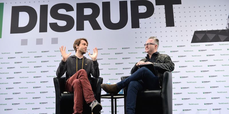 Un evento nel 2019 a Berlino di TechCrunch Disrupt, una della più importanti competizioni di startup del mondo (Noam Galai/Getty Images for TechCrunch)