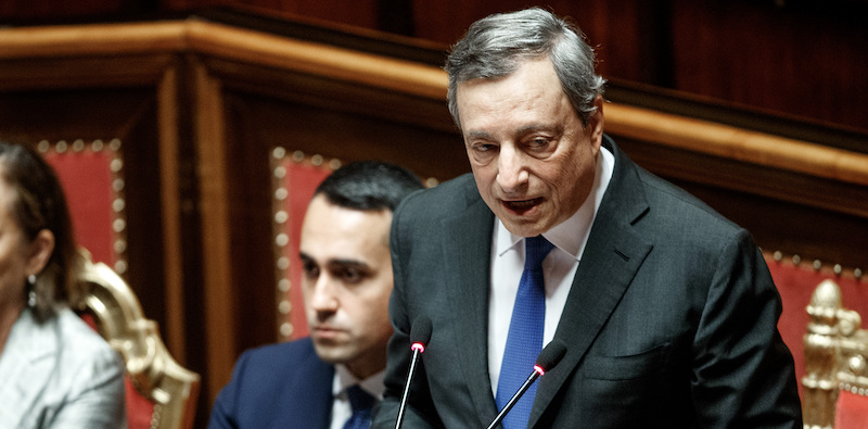 Il video e il testo del discorso di Draghi al Senato