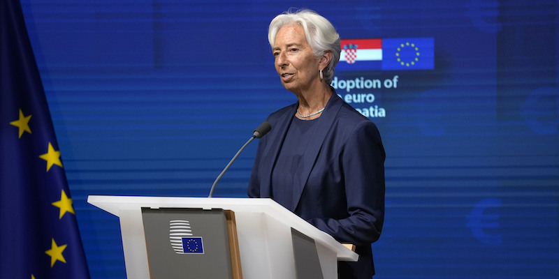 La presidente della Banca centrale europea Christine Lagarde (AP Photo/Virginia Mayo)
