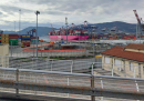 Un locomotore è deragliato nel porto di La Spezia a causa della deformazione dei binari