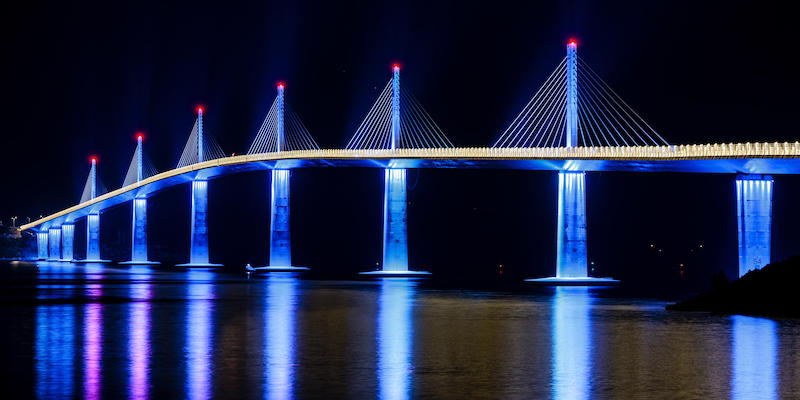 The new bridge that connects the Dubrovnik region to the rest of Croatia