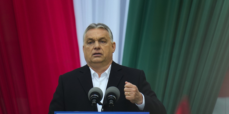 Il primo ministro ungherese Viktor Orbán (AP Photo/Petr David Josek)