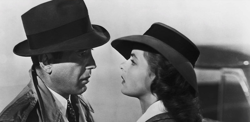 Una scena del film "Casablanca" del 1942