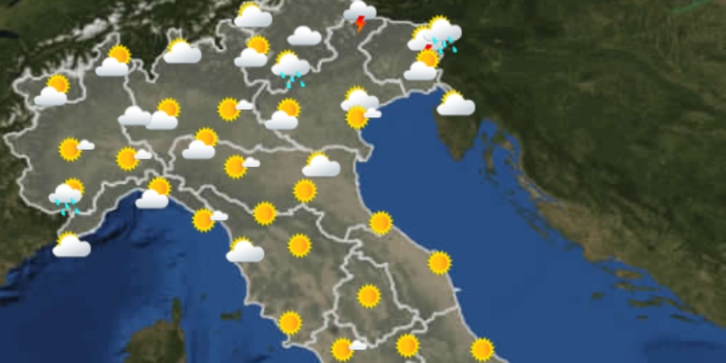 Le previsioni meteo per sabato 6 agosto