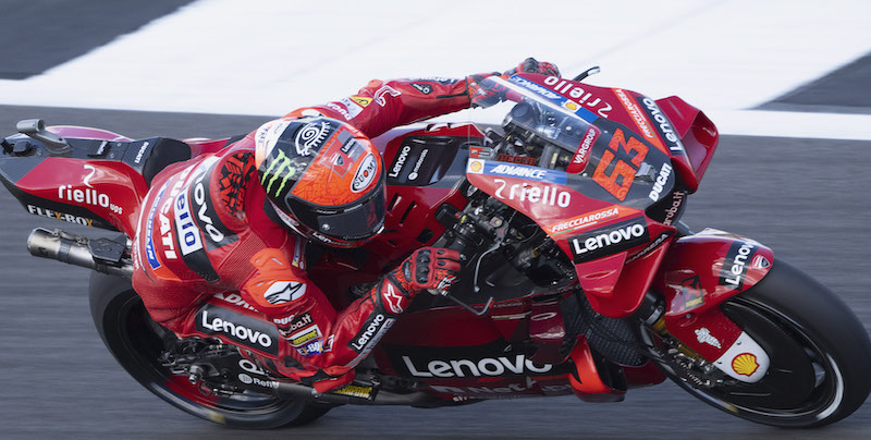 Francesco Bagnaia della Ducati ha vinto il Gran Premio di Gran Bretagna di MotoGP