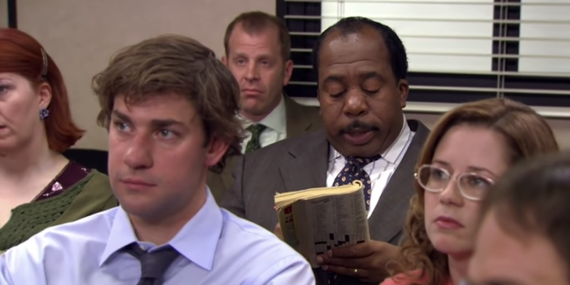 Una scena tratta dalla versione americana della serie tv "The Office"