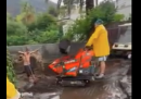 A Stromboli ci sono state forti piogge che hanno causato allagamenti e colate di fango