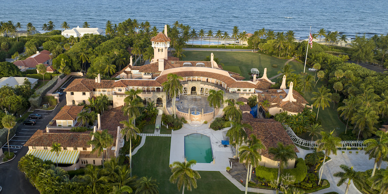 La villa Mar-a-Lago di Palm Beach, in Florida (AP Photo/ Steve Helber)