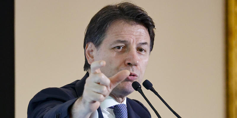 Il leader del Movimento 5 Stelle Giuseppe Conte (ANSA/FABIO FRUSTACI)