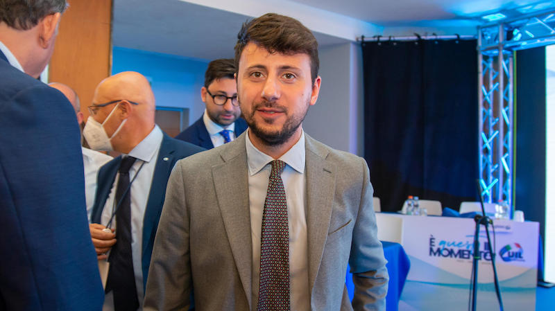Raffaele La Regina, segretario regionale PD Basilicata, Potenza, 20 agosto 2022 (ANSA/TONY VECE)