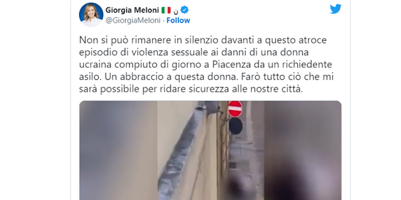 Perché si indaga sulla diffusione del video dello stupro di Piacenza