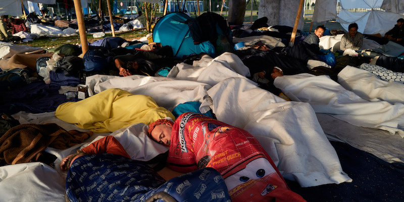 C’è un’emergenza nel centro di accoglienza di Ter Apel, nei Paesi Bassi