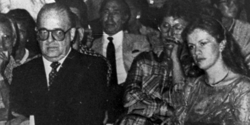 Carlo Alberto Dalla Chiesa e la moglie Emanuela Setti Carraro nel 1982 (Ansa)