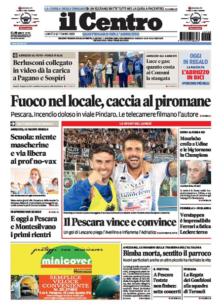 Le prime pagine di lunedì 5 settembre 2022 Il Post 