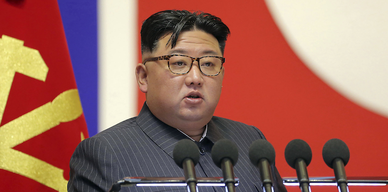 Il dittatore della Corea del Nord, Kim Jong-un (Korean Central News Agency/Korea News Service via AP)