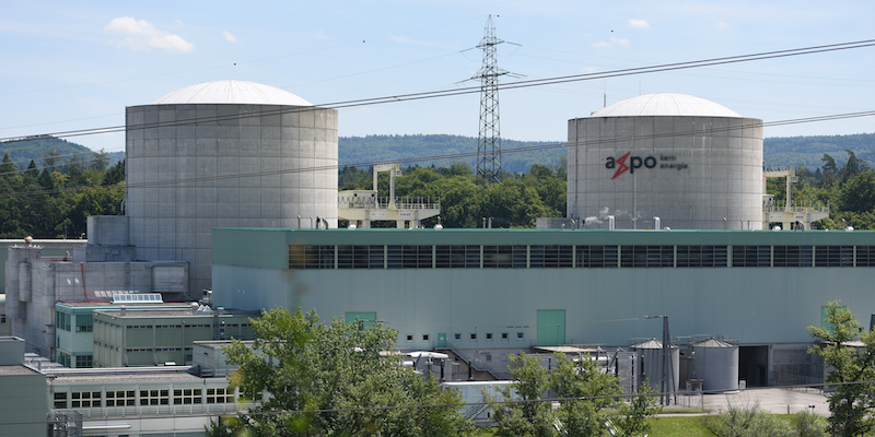 La centrale nucleare di Beznau, in Svizzera (Patrick Seeger, ANSA)