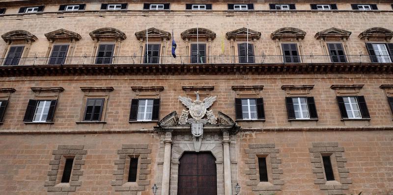 Palazzo dei Normanni, sede dell'Assemblea regionale a Palermo. (ANSA/MIKE PALAZZOTTO)
